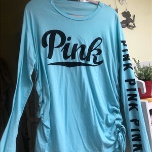 Pink vs long sleeve top